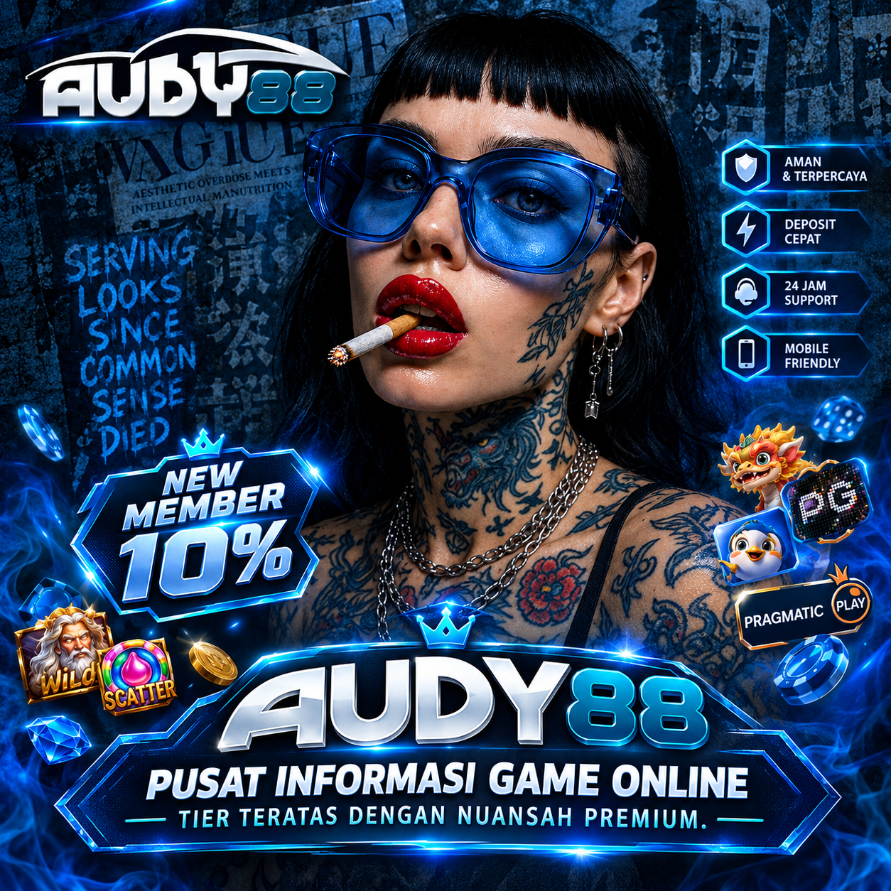 AUDY88 : Pusat Informasi Game Online Tier Teratas Dengan Nuansah Premium